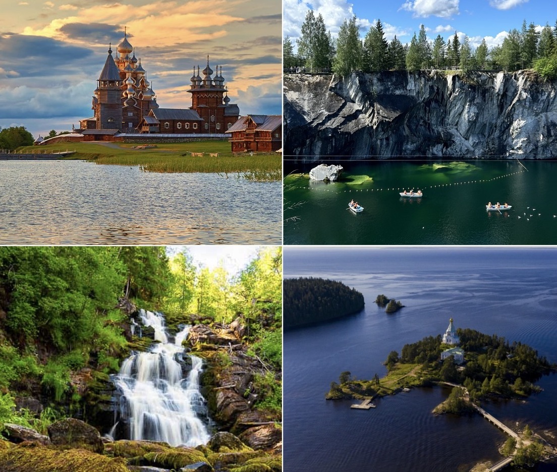 4 жемчужины Карелии