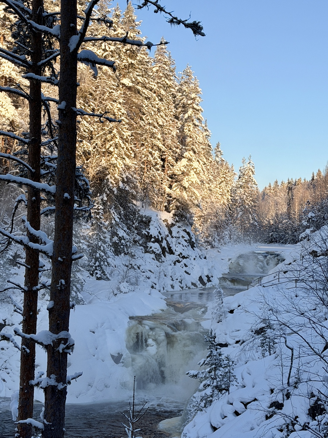 водопад в Карелии